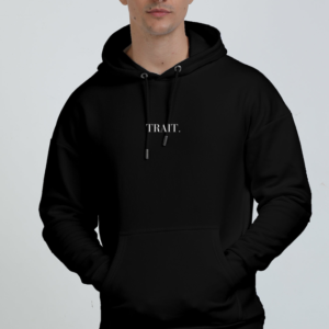 Unisex Oversized Black Hoodie – "No Risk, No Porsche"